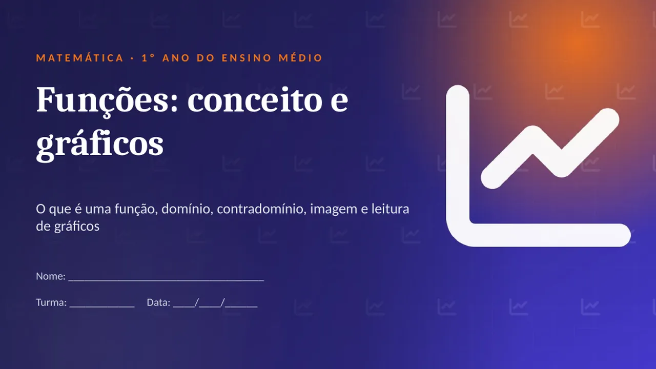 Capa da apresentação Funções: conceito e gráficos