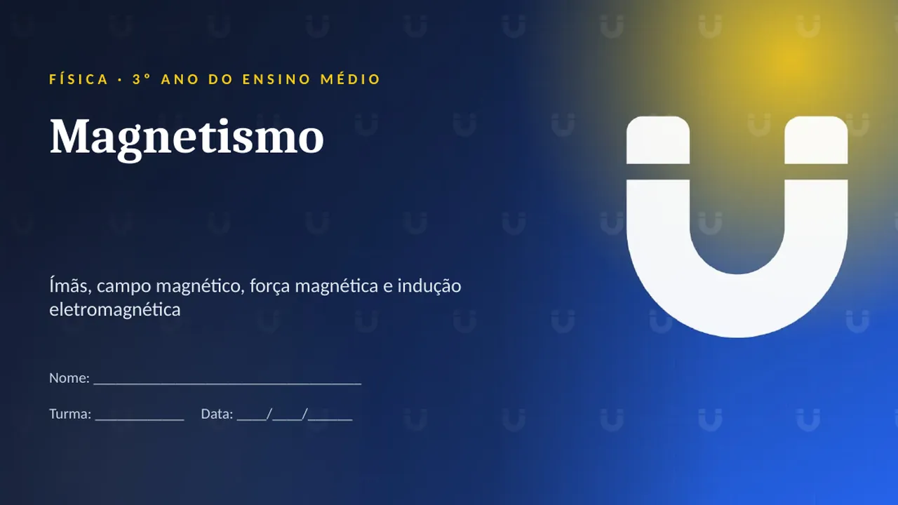 Capa da apresentação Magnetismo